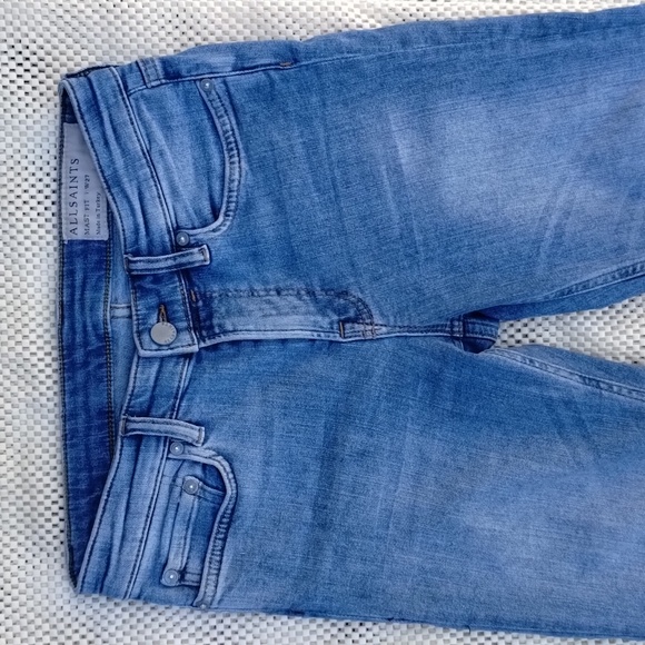 ALL SAINTS MAST FIT 2 Tone Skinny Jeans - Picture 9 of 16